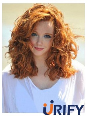 Echtes Haar Perücke Farbe welliger Stil