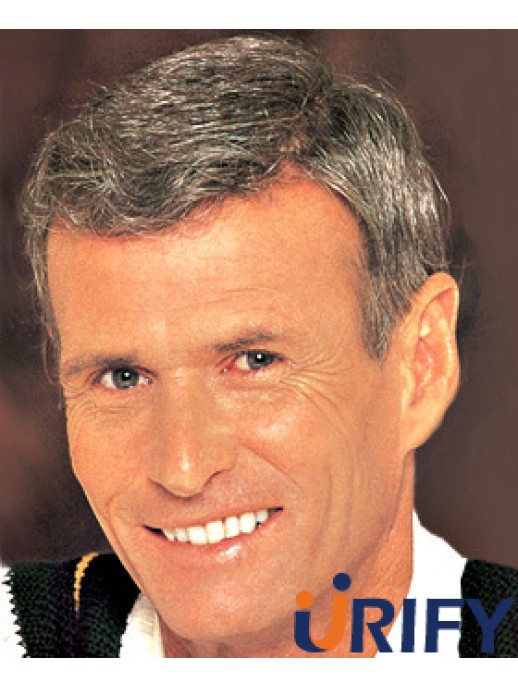 Toupee UK Mit Monofilament Short Length Straight Style