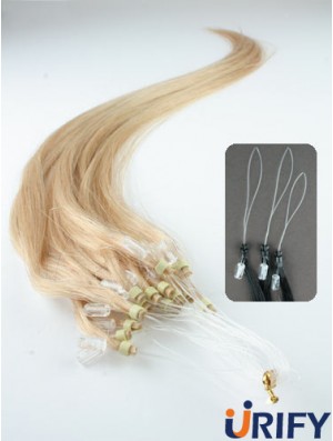 Ideal Blonde Straight Micro Loop Ring Haarverlängerungen