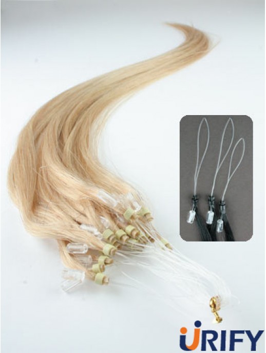 Ideal Blonde Straight Micro Loop Ring Haarverlängerungen