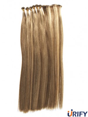 Straight Remy Echthaar Blonde Trendy Schussverlängerungen