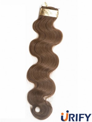 Brown Wavy Stick / I Tip Haarverlängerungen