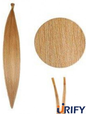 Blonde Straight Stick / I Tip Haarverlängerungen
