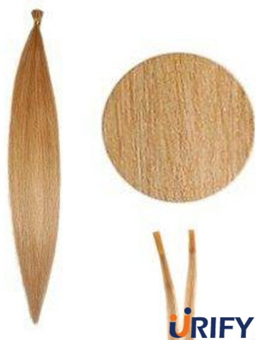 Blonde Straight Stick / I Tip Haarverlängerungen