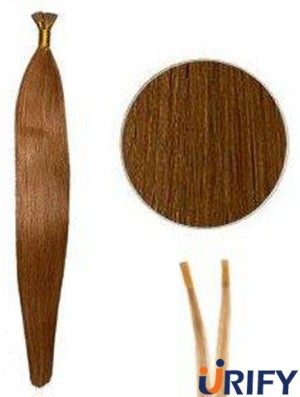 Auburn Straight Stick / I Tip Haarverlängerungen