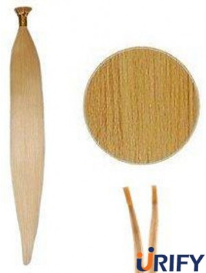 Blonde Straight Stick / I Tip Haarverlängerungen