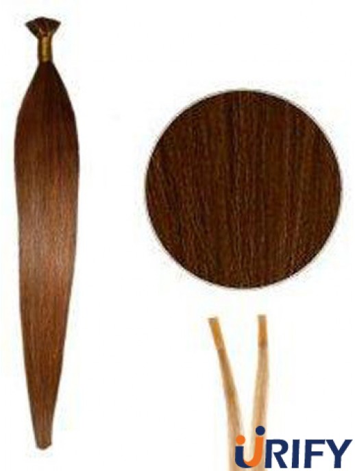 Auburn Straight Stick / I Tip Haarverlängerungen