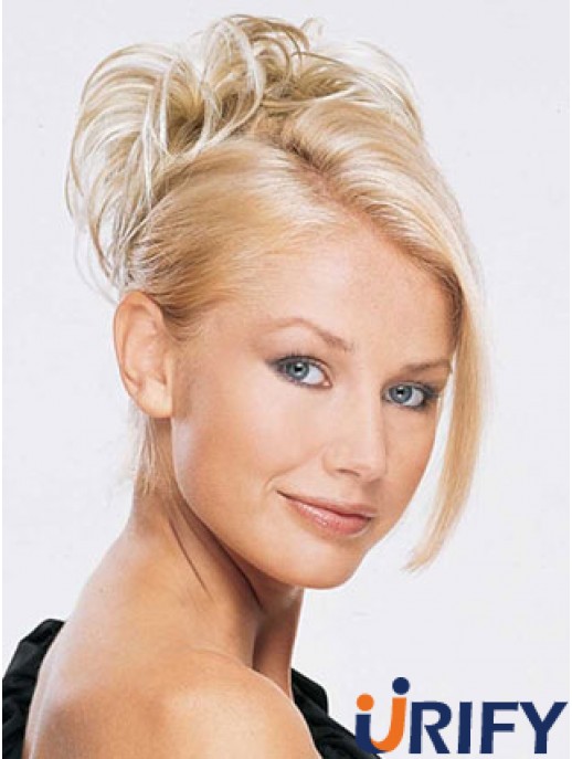 Blonde Haarteile Brötchen
