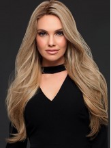 Gute Blonde Lange Gewellte Echthaar Perücken