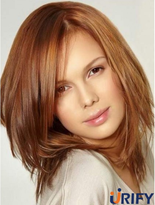 Echthaar Mono Top Perücken UK mit Lace Front Layered Cut