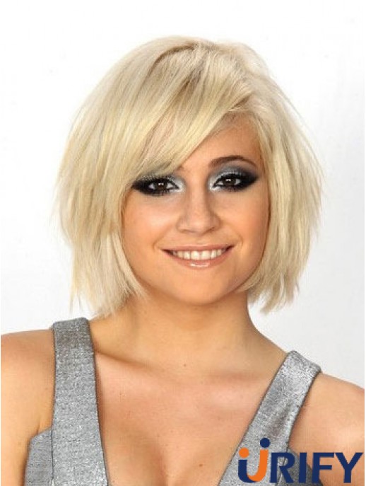 Bob Wigs UK 100% handgebundene gerade Kinnlänge