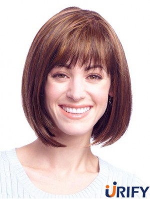 Echthaar Bob Perücken mit Monofilament Bobs