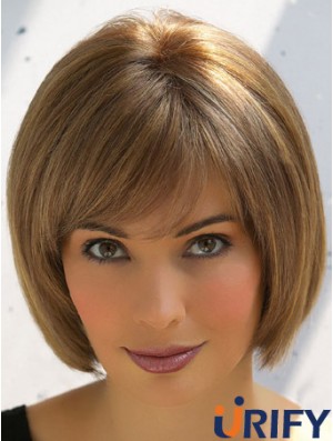 Echthaar Bob Lace Perücken Bobs Kurz geschnitten mit Capless