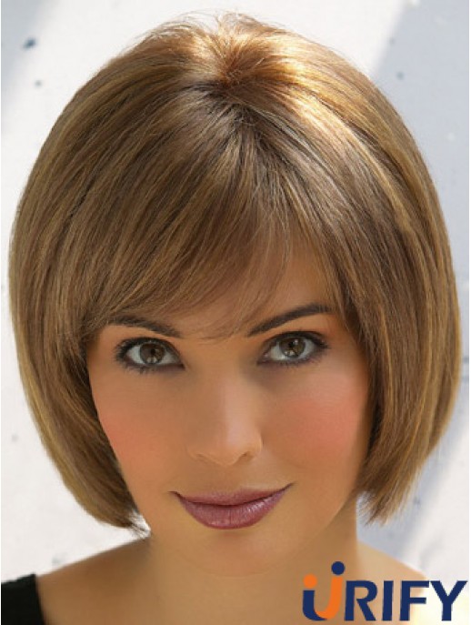 Echthaar Bob Lace Perücken Bobs Kurz geschnitten mit Capless