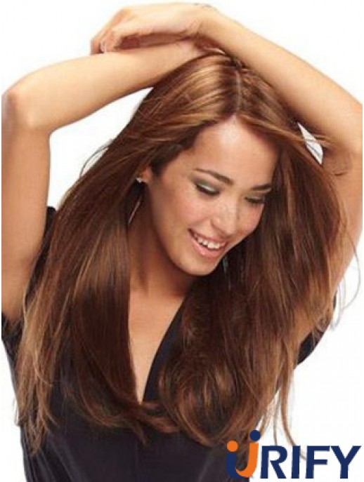 Echthaar Perücken Monofilament Cap Auburn Farbe 100% handgebunden