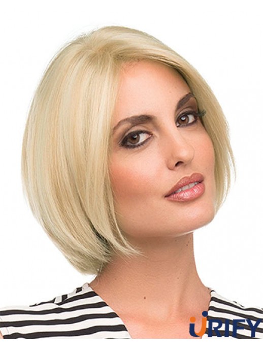 Kinn Länge Blonde Mode 10 Zoll Straight Bob Perücken