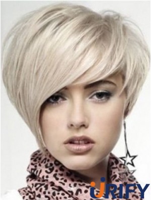 Echthaar Lace Front Perücken UK Short Length Boycuts