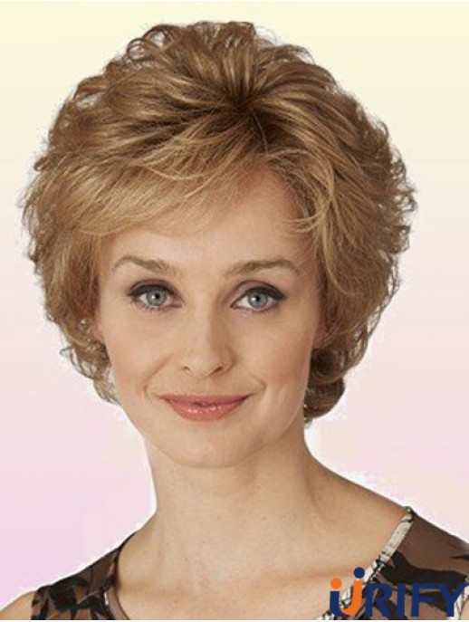 Menschliche Spitze Front Perücken Classic Cut Blonde Farbe Kinn Länge