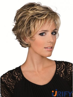Echthaar Perücken Mit Lace Front Cropped Length