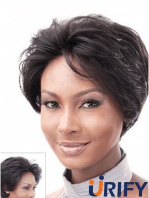 Fabulous Auburn Short Straight Layered Lace Front Perücken