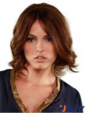 Kinn Länge Braune Frisuren 10 Zoll Curly Bob Perücken