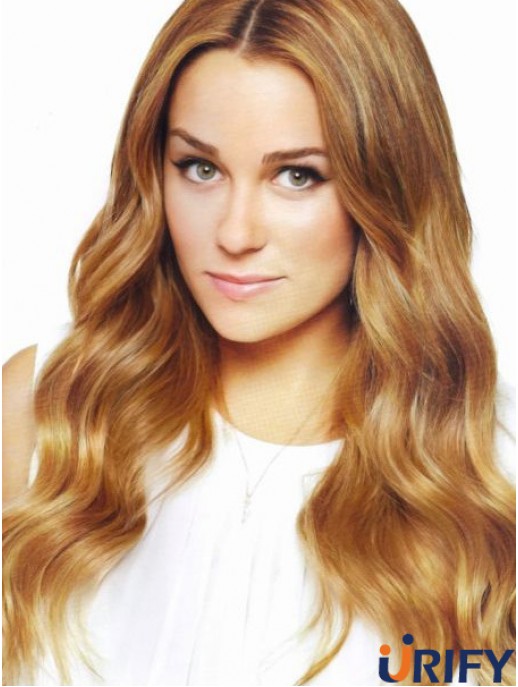 Echthaar volle Spitze Jojo Fletcher Perücke gewellte Art abgeschnittene Farbe