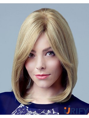 100% handgebundene Schulter Bobs Lace Front Monofilament Echthaar Christie Brinkley Perücken