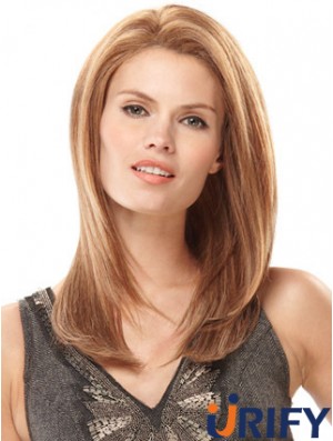 Monofilament Lace Front Perücken UK Long Length Blonde Farbe