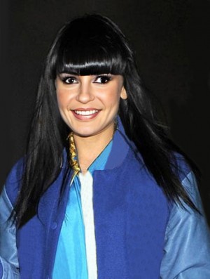 18 Zoll Fabulous Black Long Straight mit Pony  Perücken