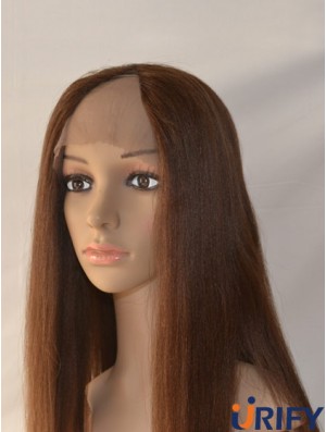 20 Zoll Lace Front Straight Auburn Exquisite U-Teil Perücken zum Verkauf