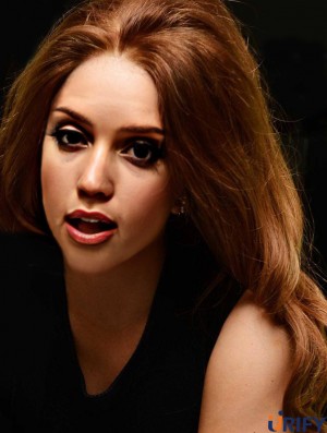 24 Zoll Flexibilität lang gewellt ohne Pony Lady Gaga Perücken