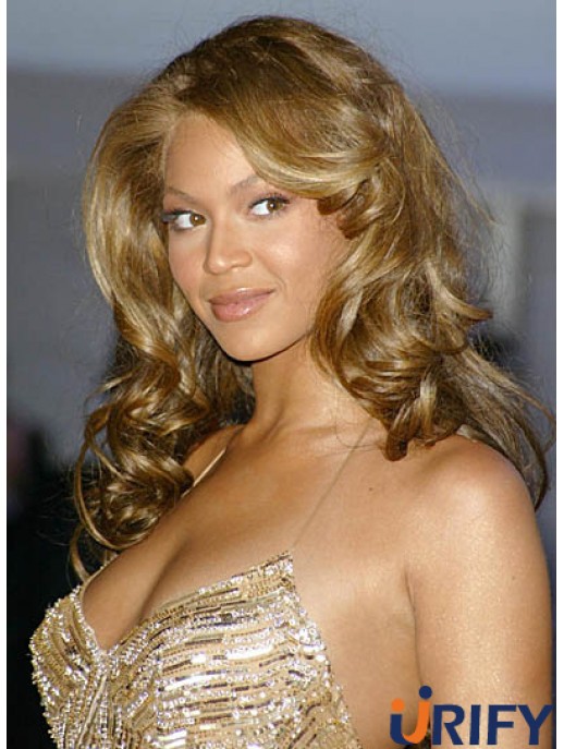 Brasilianische lange lockige blonde  Lace Front Perücken UK