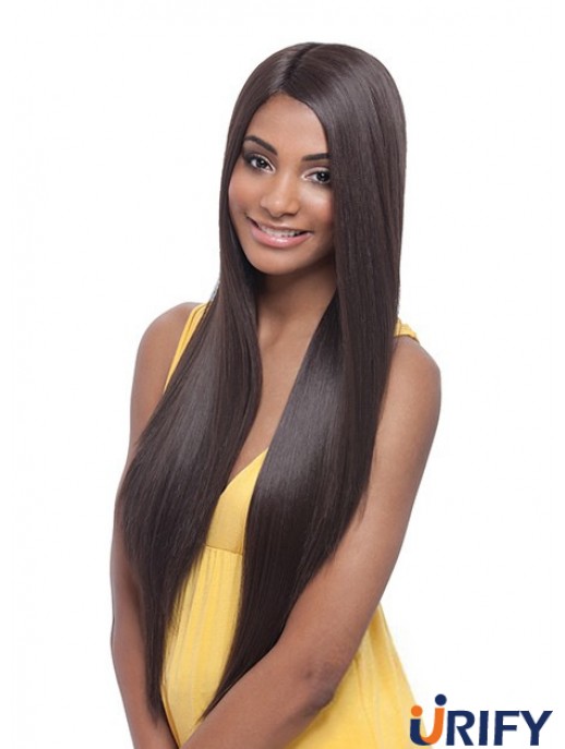 Lange ohne Pony Brown Lace Front Perücken
