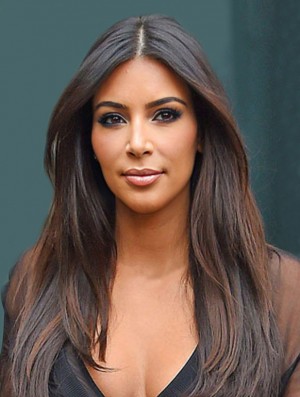 Auburn Straight Lace Front Natürliche 24 Zoll  Perücken