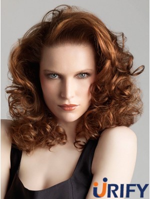 100% handgebundene geschichtete Schulter Auburn Mono Hair Toppers UK
