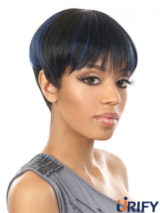 Cropped Synthetisch Afroamerikaner Perücken