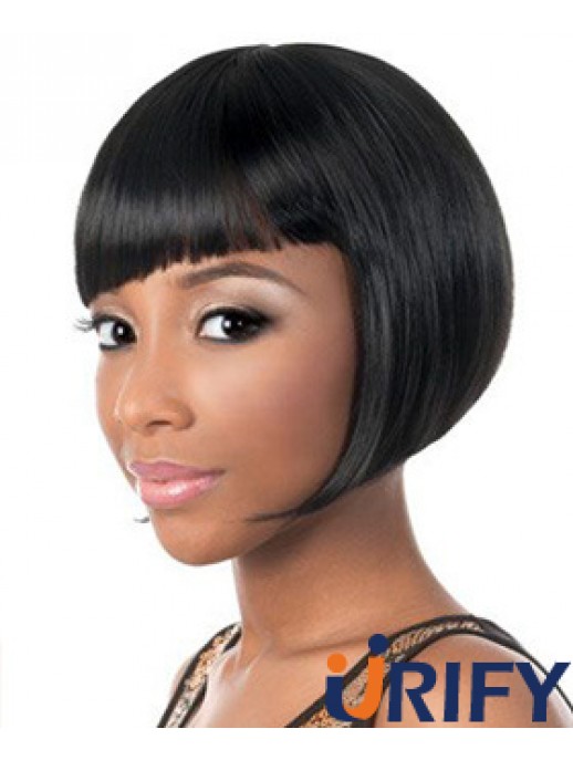 Kurze schwarze Yaki Bobs New African American Perücken