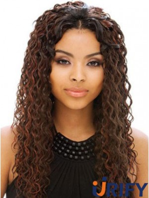 Lange Auburn ohne Pony Curly Online Full Lace Perücken