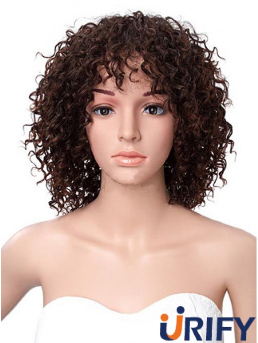 14 Zoll Brown Lace Front Perücken für schwarze Frauen