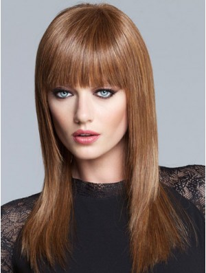 Yaki mit Pony Long Brown Fabulous Lace Front Perücken