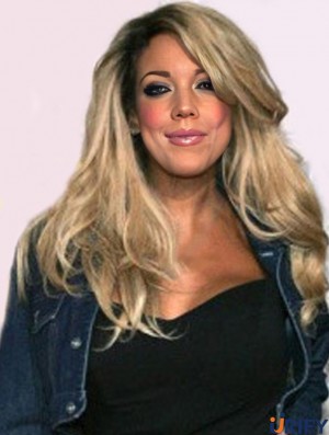 Layered Wavy Blonde 18 Zoll Beliebte  Perücken
