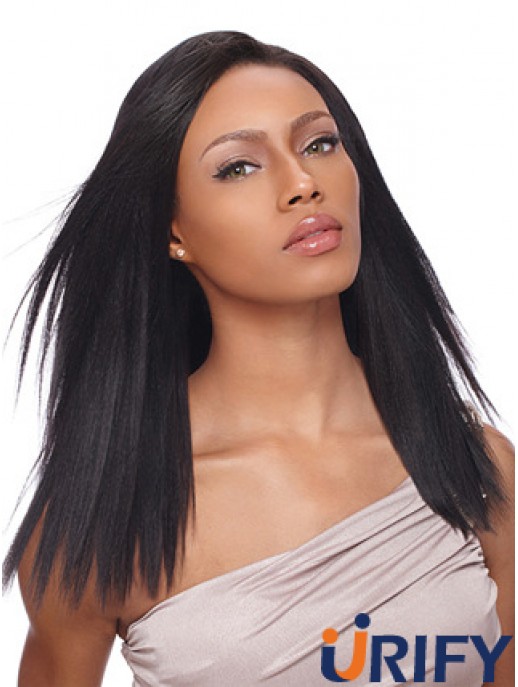 16 Zoll Black Lace Front Perücken für schwarze Frauen