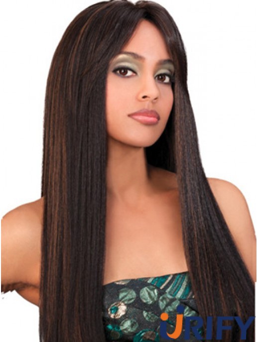 22 Zoll Brown Lace Front Perücken für schwarze Frauen