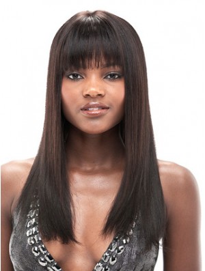 18 Zoll Black Lace Front Perücken für schwarze Frauen