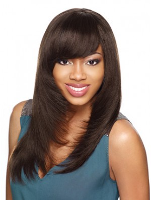 18 Zoll Brown Lace Front Perücken für schwarze Frauen