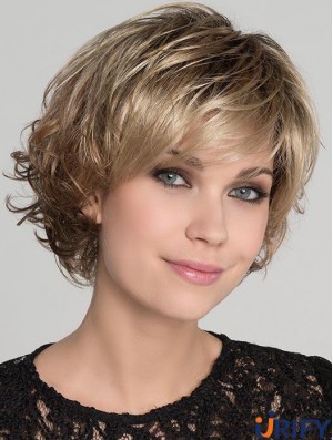Blonde Kurze Synthetische Bob Perücken