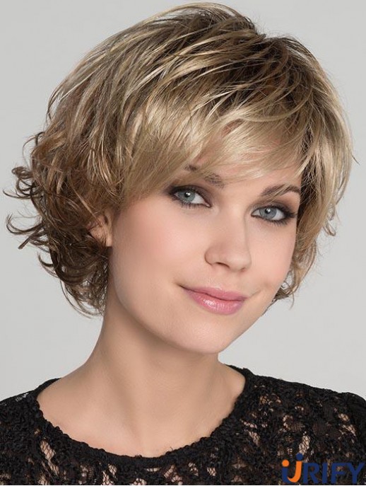 Blonde Kurze Synthetische Bob Perücken