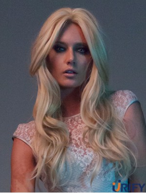 Günstige synthetische Spitze Front Perücken UK Layered Cut Long Length