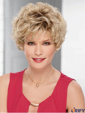 Synthetische Perücken Günstig Mit Capless Curly Style Layered Cut