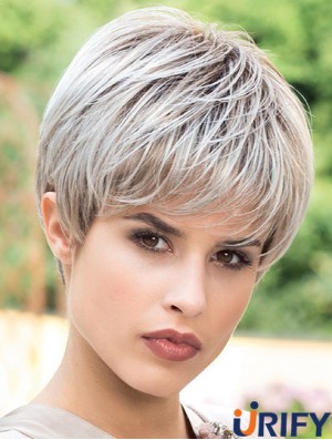 Mode 6 Zoll gerade Boycuts kurze Perücken